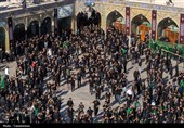 هروله عاشورایی هیئت چهل‌اختران قم