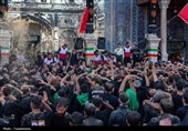 هروله عاشورایی هیئت چهل‌اختران قم