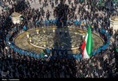 هروله عاشورایی هیئت چهل‌اختران قم