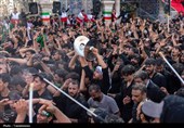 هروله عاشورایی هیئت چهل‌اختران قم