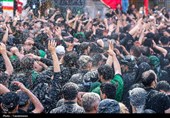 هروله عاشورایی هیئت چهل‌اختران قم