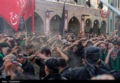 هروله عاشورایی هیئت چهل‌اختران قم