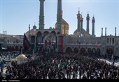 هروله عاشورایی هیئت چهل‌اختران قم