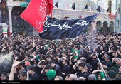 هروله عاشورایی هیئت چهل‌اختران قم