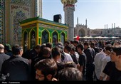 هروله عاشورایی هیئت چهل‌اختران قم