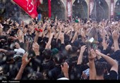 هروله عاشورایی هیئت چهل‌اختران قم