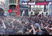 هروله عاشورایی هیئت چهل‌اختران قم