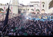 هروله عاشورایی هیئت چهل‌اختران قم