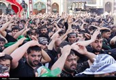 هروله عاشورایی هیئت چهل‌اختران قم