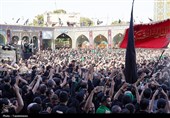 هروله عاشورایی هیئت چهل‌اختران قم