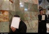 شام غریبان حسینی در حرم حضرت معصومه(س)