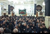 آیین شام غریبان امام حسین(ع) در آستان حضرت حسین بن موسی الکاظم(ع)