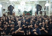 آیین شام غریبان امام حسین(ع) در آستان حضرت حسین بن موسی الکاظم(ع)