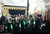 آیین شام غریبان امام حسین(ع) در آستان حضرت حسین بن موسی الکاظم(ع)
