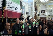 آیین شام غریبان امام حسین(ع) در آستان حضرت حسین بن موسی الکاظم(ع)