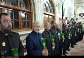آیین شام غریبان امام حسین(ع) در آستان حضرت حسین بن موسی الکاظم(ع)