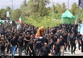 بازسازی واقعه عاشورا و شهادت سیدالشهدا(ع) در آیین باشکوه تعزیه ده‌زیار