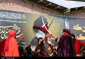 بازسازی واقعه عاشورا و شهادت سیدالشهدا(ع) در آیین باشکوه تعزیه ده‌زیار