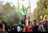 بازسازی واقعه عاشورا و شهادت سیدالشهدا(ع) در آیین باشکوه تعزیه ده‌زیار