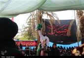 بازسازی واقعه عاشورا و شهادت سیدالشهدا(ع) در آیین باشکوه تعزیه ده‌زیار