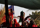 بازسازی واقعه عاشورا و شهادت سیدالشهدا(ع) در آیین باشکوه تعزیه ده‌زیار
