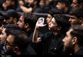 آخرین شب مراسم عزاداری حضرت اباعبدالله الحسین(ع) در جوار محل شهادت قائد شهید انقلاب اسلامی