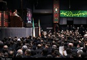 آخرین شب مراسم عزاداری حضرت اباعبدالله الحسین(ع) در جوار محل شهادت قائد شهید انقلاب اسلامی