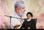 مراسم اولین سالگرد حاج‌ رمضان در قم