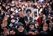آخرین شب مراسم عزاداری حضرت اباعبدالله الحسین(ع) در جوار محل شهادت قائد شهید انقلاب اسلامی