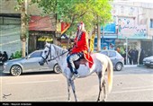 روایت مصائب اهل‌بیت(ع) در حرکت کاروان نمادین اسرای کربلا در ورامین