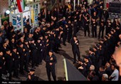 مراسم عزاداری سومین روز شهادت امام حسین (ع) در بازار تبریز