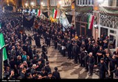 مراسم عزاداری سومین روز شهادت امام حسین (ع) در بازار تبریز
