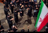 مراسم عزاداری سومین روز شهادت امام حسین (ع) در بازار تبریز