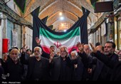مراسم عزاداری سومین روز شهادت امام حسین (ع) در بازار تبریز