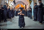 مراسم عزاداری سومین روز شهادت امام حسین (ع) در بازار تبریز