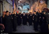 مراسم عزاداری سومین روز شهادت امام حسین (ع) در بازار تبریز