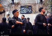 مراسم عزاداری سومین روز شهادت امام حسین (ع) در بازار تبریز