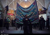 مراسم عزاداری سومین روز شهادت امام حسین (ع) در بازار تبریز