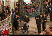 مراسم عزاداری سومین روز شهادت امام حسین (ع) در بازار تبریز