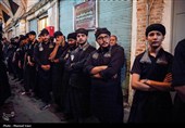 مراسم عزاداری سومین روز شهادت امام حسین (ع) در بازار تبریز