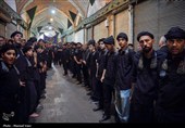 مراسم عزاداری سومین روز شهادت امام حسین (ع) در بازار تبریز