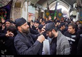 مراسم عزاداری سومین روز شهادت امام حسین (ع) در بازار تبریز