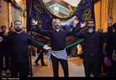مراسم عزاداری سومین روز شهادت امام حسین (ع) در بازار تبریز