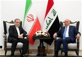 وزیر الخارجیة الایرانی یلتقی نظیره العراقی فی بغداد
