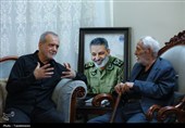 دیدار پزشکیان با خانواده شهید سپهبد موسوی