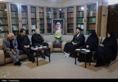 دیدار پزشکیان با خانواده شهید خطیب