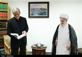 دیدار پزشکیان با آیت‌الله سبحانی