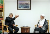 دیدار پزشکیان با آیت‌الله سبحانی