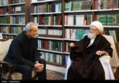 دیدار پزشکیان با آیت‌الله نوری همدانی