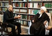 دیدار پزشکیان با آیت‌الله نوری همدانی